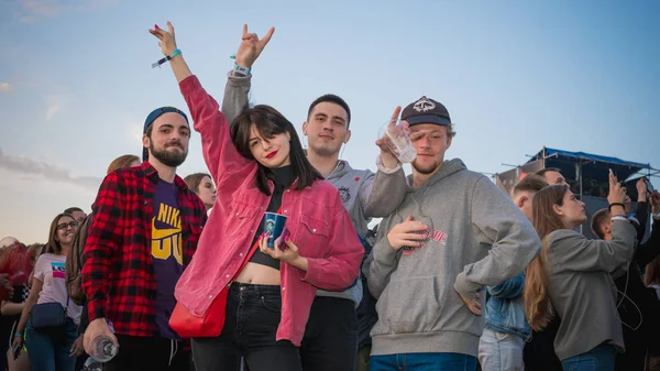 Kiev, Ukraina-07.13.2019: Atlas Weekend musikfestival utomhus — Stockfoto