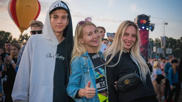 Kiev, Ukrayna-07.13.2019: Atlas Weekend müzik festivali açık