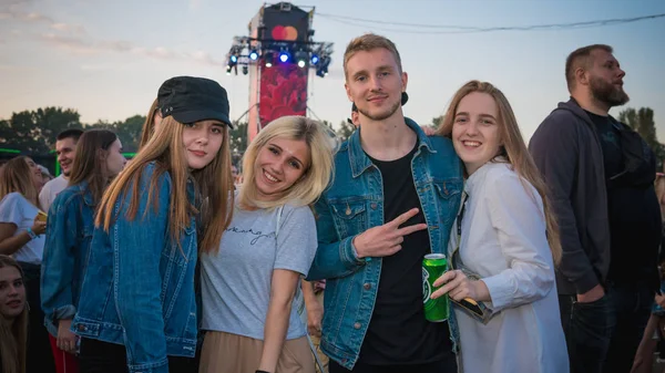 Kiev, Ukrayna-07.13.2019: Atlas Weekend müzik festivali açık