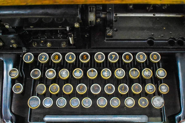 Old Typewriter Key Detail Background — Stock Photo, Image