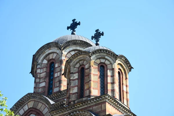 Church Faith Kereszt Szimbólum Szerbia Templomok — Stock Fotó