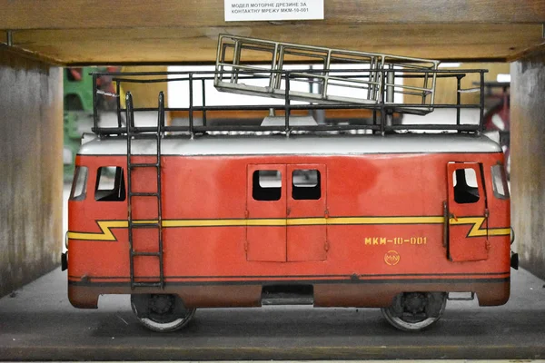 Belgrado Sérvia 2019 Museu Ferroviário Belgrado — Fotografia de Stock