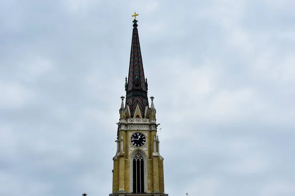 Novi Sad Srbsko 2019 Crkva Imena Marijinog Novi Smutná Katedrála — Stock fotografie