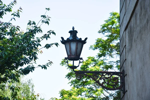 Old Street Lamp Historiska Material — Stockfoto