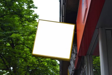 Tabela maketi. Fotoğraf Boş İmza Panosu. mesaj ya da reklam.