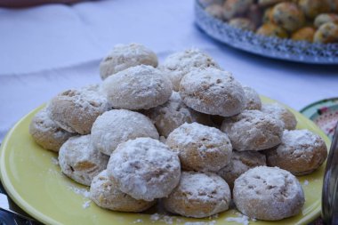 toz şeker kurabiyeleri. Parti yemekleri