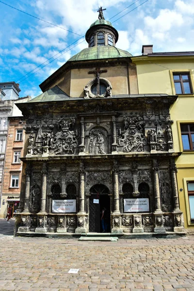 Lviv Ukraine 2019 Chapel Boim Family — Stock Photo, Image