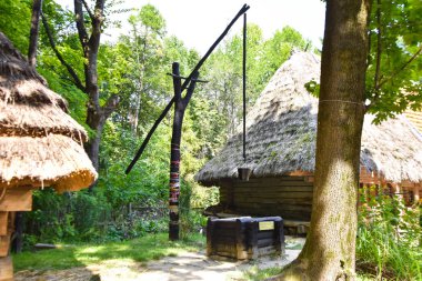 Lviv / Ukrayna - 08 09 2019Halk Mimarisi ve Yaşam Müzesi