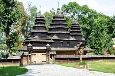 Lviv / Ukrayna - 08 09 2019Halk Mimarisi ve Yaşam Müzesi