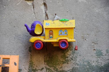 Lviv / Ukrayna - 08 08 2019 : Kayıp Oyuncaklar Yard - Lviv