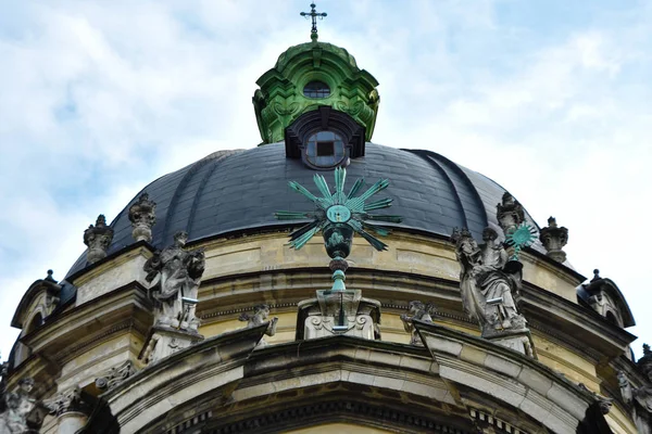 Catedral Dominicana Soli Deo Honor Gloria Lviv — Fotografia de Stock