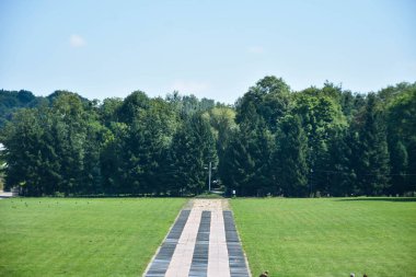 Lviv / Ukrayna - 08 08 2019 : Lviv Lychakiv Mezarlığı
