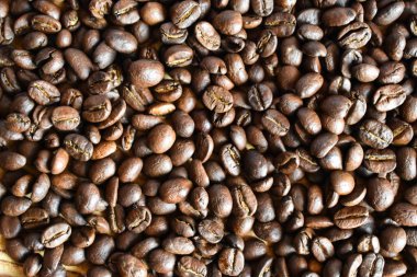 Kavrulmuş kahve çekirdekleri.