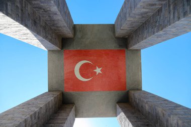 Gelibolu, Çanakkale / Türkiye -08 06 2020: Birinci Dünya Savaşı sırasında Gelibolu Muharebesi 'ne katılan Türk askerleri, Çanakkale Şehitleri Anıtı bir anma törenidir.