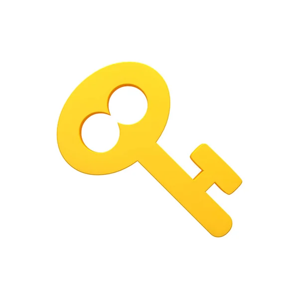 Görüntü simgesi anahtar hacimsel 3d render