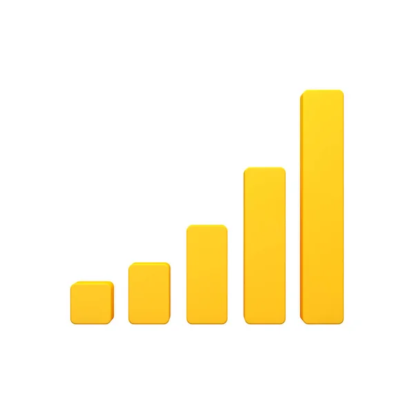 İlerleme hacimsel 3d render görüntü simgesi