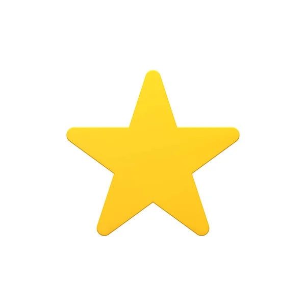 Görüntü simgesi yıldız hacimsel 3d render