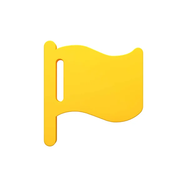 Görüntü simgesi bayrak hacimsel 3d render