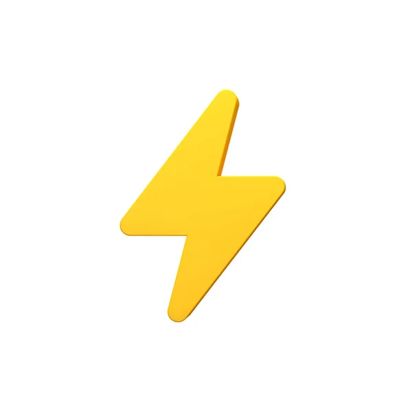 Electricity Volumetric Render Image Icon — Stock Photo, Image