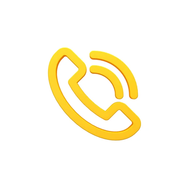 Telefon hacimsel 3d simge görüntü yeni stil