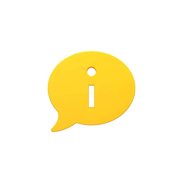 bilgi iletisi hacimsel 3d render görüntü simgesi