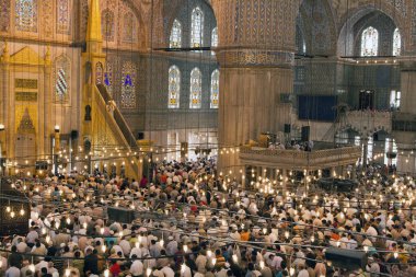 Sultanahmed Cami - Sultanahmet Camii istanbul Türkiye'de dua Müslümanlar