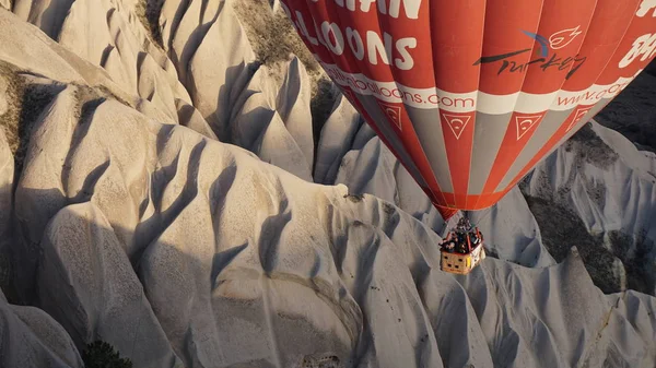 Viajar Globo Salida Del Sol Capadocia — Foto de Stock