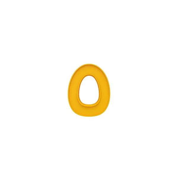 Fünf Arabisch Orange Farbe Alphabet Buchstabe Und Zahl Verschiedenen Stils — Stockfoto