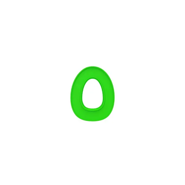 Cinco Letras Del Alfabeto Verde Árabe Número Estilo Diferente Fuente —  Fotos de Stock