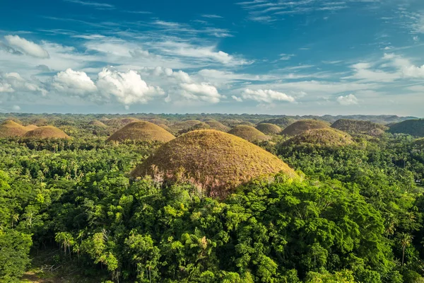 Çikolata hills, bohol Adası, Filipinler — Stok fotoğraf