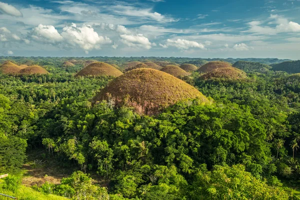 Çikolata hills, bohol Adası, Filipinler — Stok fotoğraf