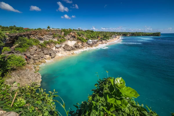 Bali, Endonezya'daki Balangan Plajı panorama görünümü