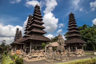 Pura Taman Ayun temple is Badung on Bali, Indonesia. clipart