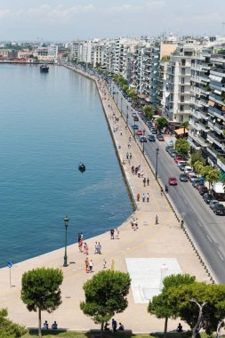 Thessaloniki üst görünümünde mesire