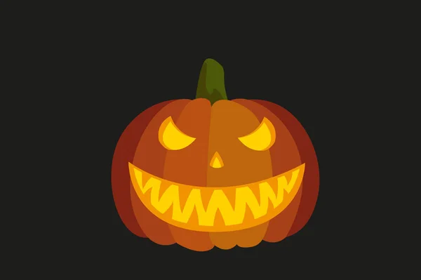Halloween Grafik Halloween Bakgrund Orange Svart Med Pumpa Med Kopieringsutrymme — Stockfoto