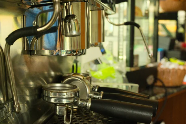 Kaffemaskiner Caféer Nära Hemmet — Stockfoto