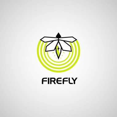 Ateş böceği Logo sembol simge