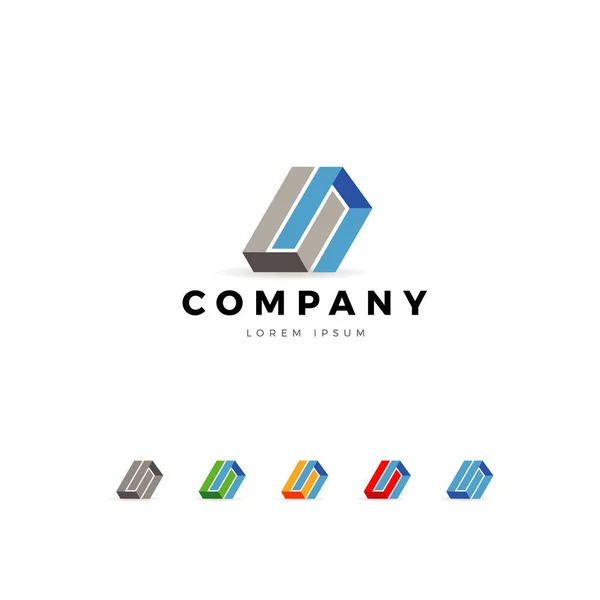 Soyut Şirketi Logo Şablonu — Stok Vektör