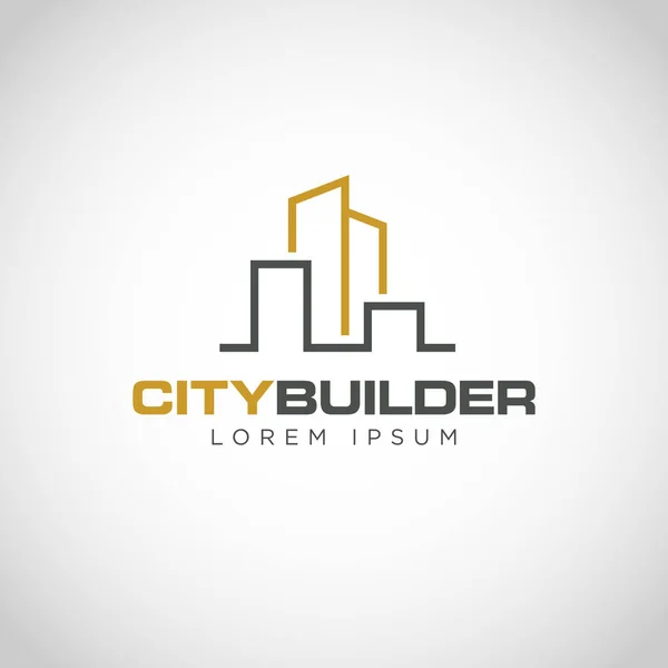 Basit çizgi kentsel özelliği Logo 