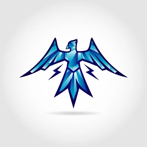 Gök gürültüsü kuş Logo simge