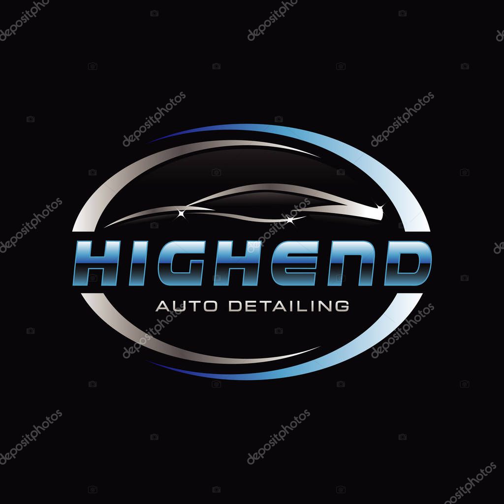 Car Auto Detail Logo Symbol