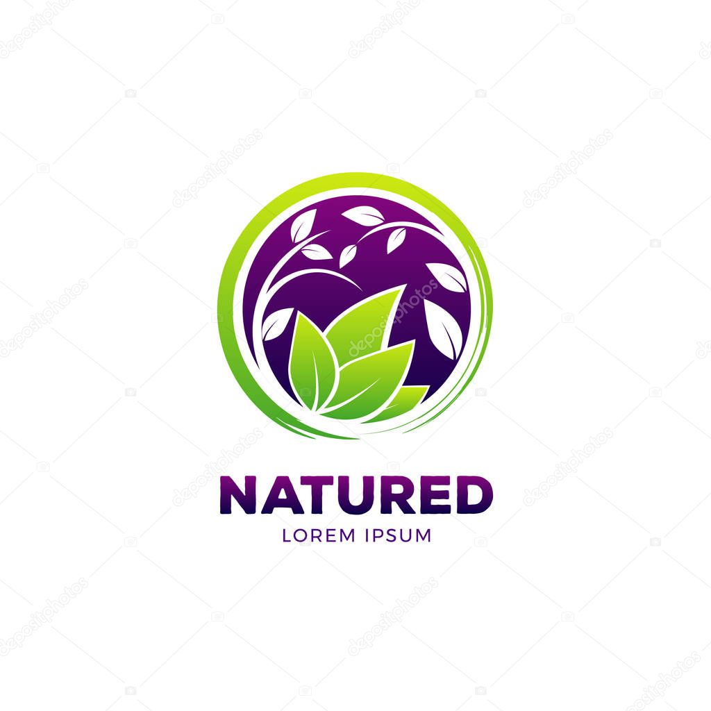 Nature Healthy Life Logo Symbol Icon