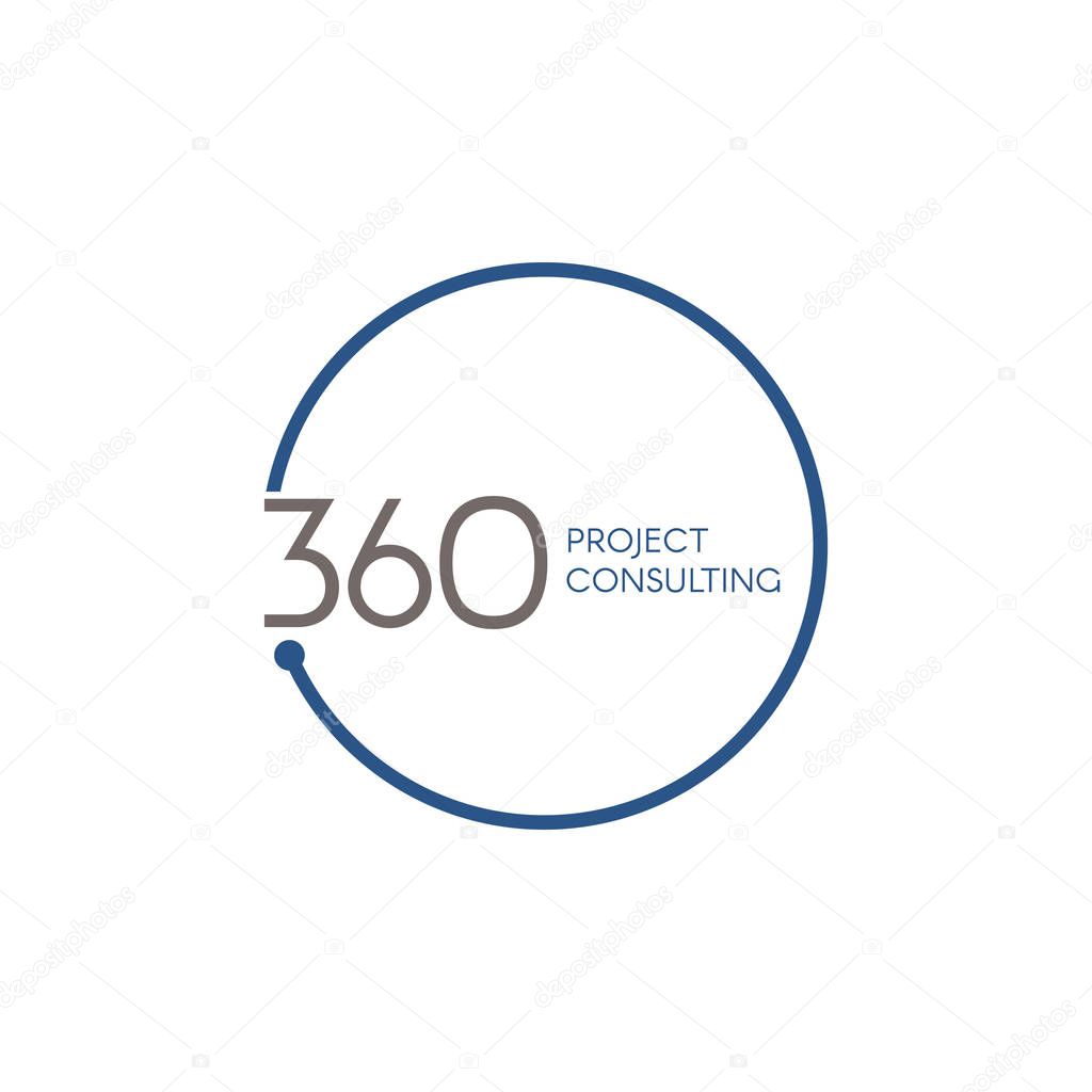 360 Consulting Logo Symbol