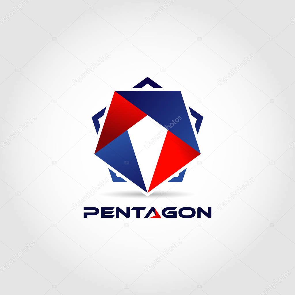 Military US Pentagon Logo Symbol Design
