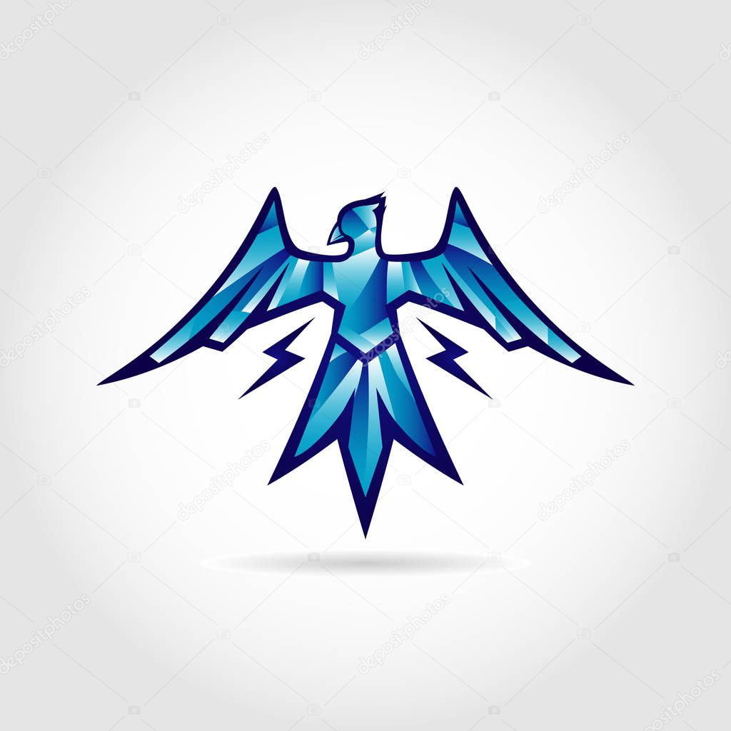 Thunder Bird Logo Symbol