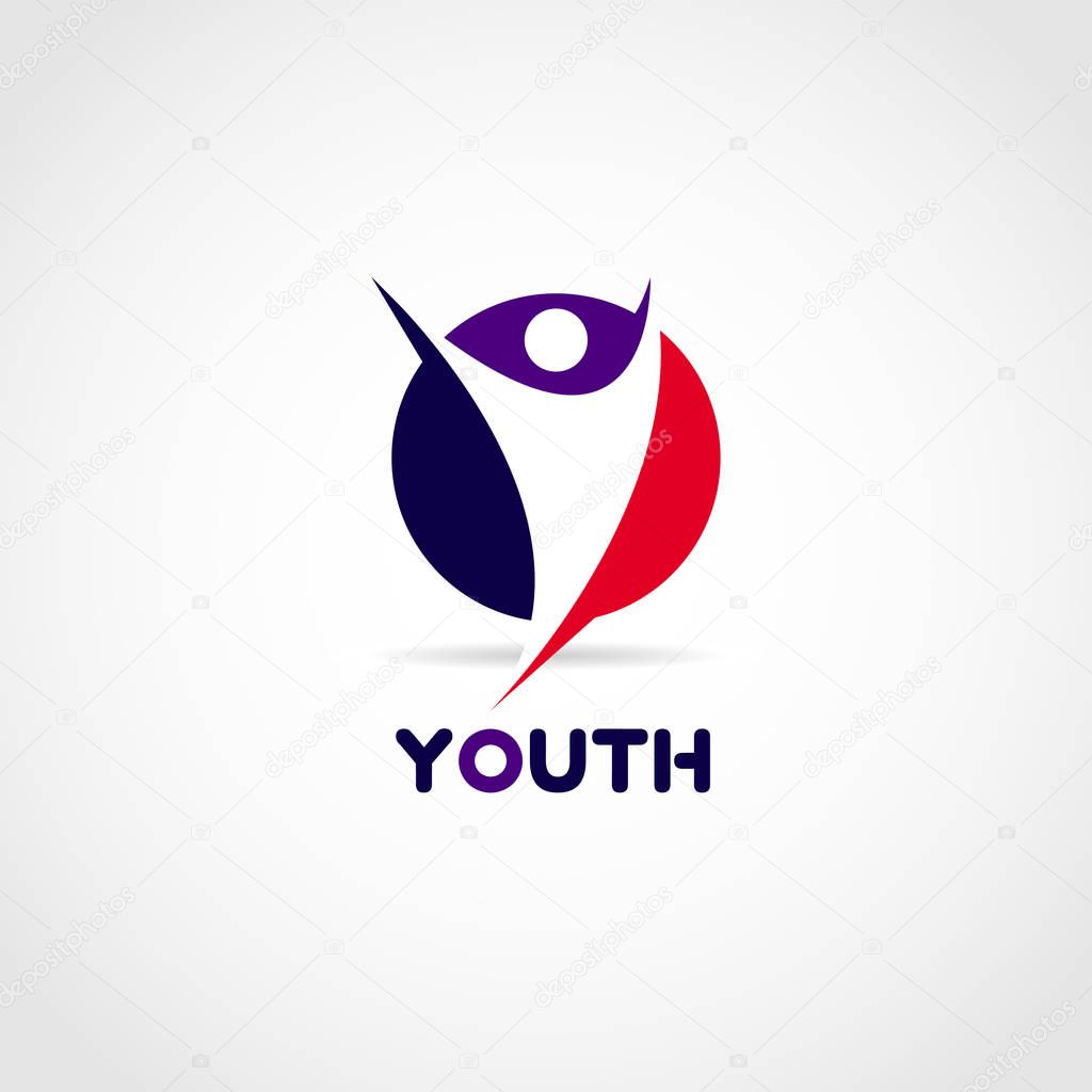 Colorful Youth Logo Symbol