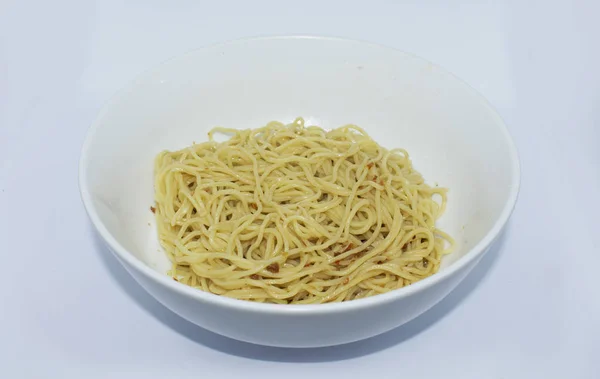Wonton Chinese Noodles Bowl — Stock fotografie