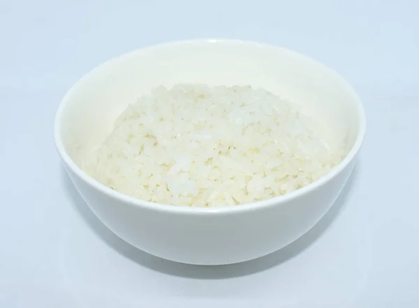 White Rice Bowl Healthy Food — Stock Photo, Image