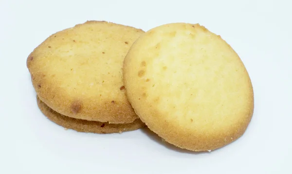 Zoete Boter Cookies Achtergrond — Stockfoto