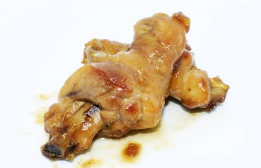 Fried baget tavuk gıda sos ile - tavuk